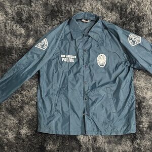 Blue Police Windbreaker Jacket (costume)